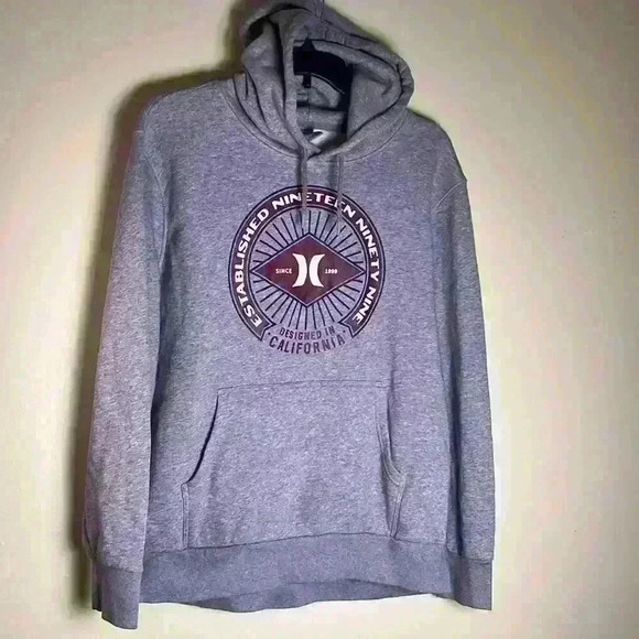 Hurley long sleeve Men gray jacket - Picture 1 of 8